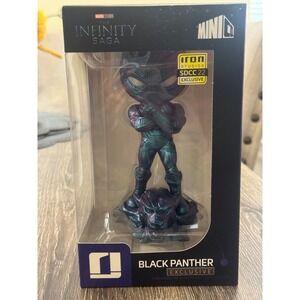 Iron Studios Black Panther MiniCo SDCC 2022 Exclusive Infinity Saga Vinyl Figure